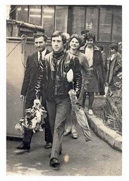 После выступления на фабрике ''Стяуа рошие'', 24.04.1972 г. 
Фото для публикации предоставлено А.Новиковым (Кишинёв)