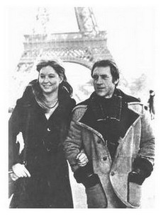 Марина Влади и Владимир Высоцкий. 
Париж, 1977 (?)г.