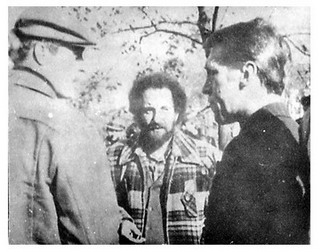 С.Говорухин, В.Мальцев и В.Высоцкий во время съёмок т/ф ''Место встречи изменить нельзя''