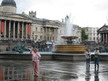London, Trafalgar Square (Трафальгарская площадь, вид на Национальную галерею). В феврале 1975 г. здесь побывал Владимир Высоцкий. Фото Марка Цыбульского (США), 2006 г.