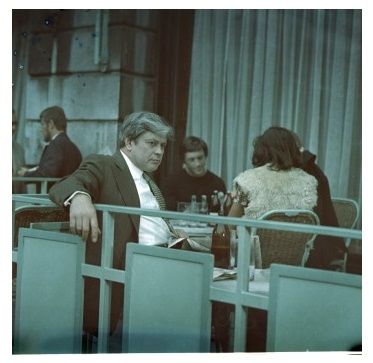 На съёмках к/ф ''Бегство мистера Мак-Кинли''. Венгрия, 1974 г.